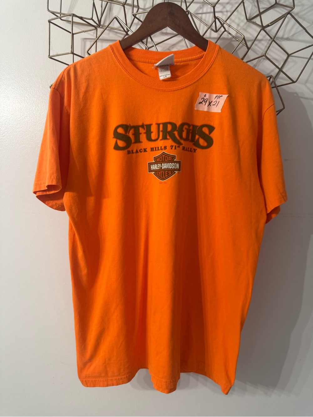 Harley-Davidson Orange Sturgis Graphic Short Sleeve Tee